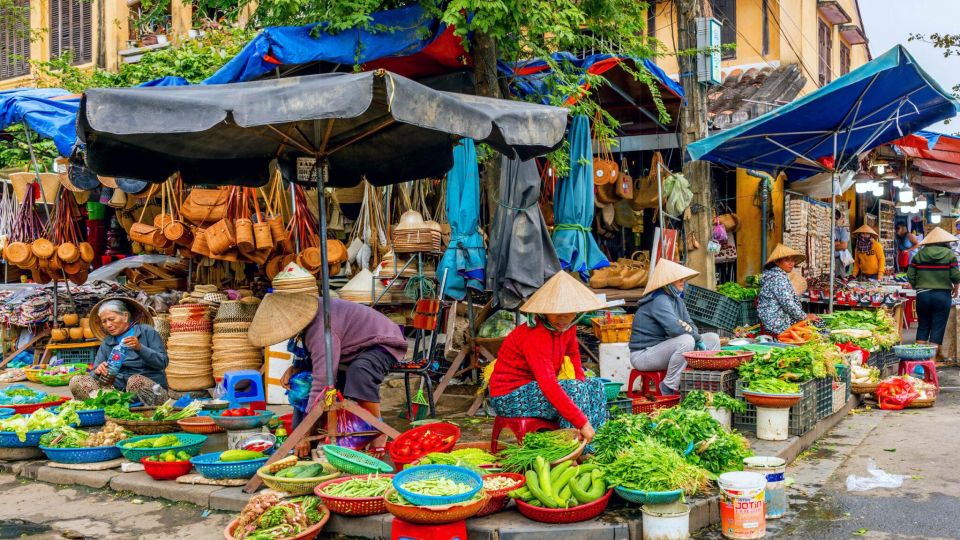 Hoi An: Authentic Cooking class in organic Herb Village - From Hoi An pickup to a market full of herb staples