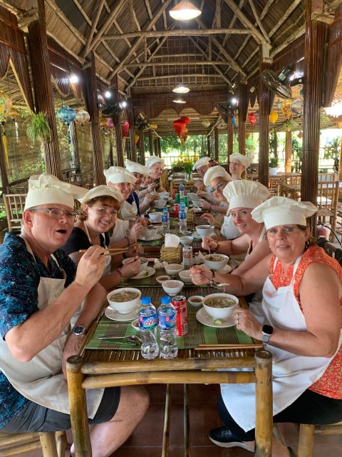 Hoi An: Authentic Cooking class in organic Herb Village - Cooking four traditional dishes with fresh herbs and old-school tools