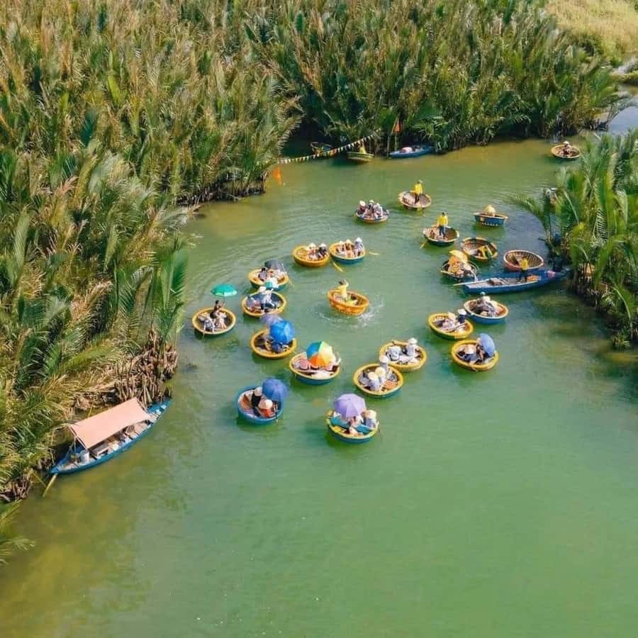 Hoi An : Bamboo Basket Boat Tour with Transportation - Bamboo basket boat: real technique, not just a photo stop