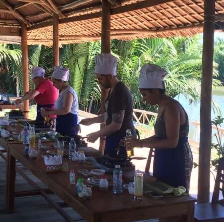 Hoi An: Bay Mau Cooking Class Only and Making Pho - Inside the coconut village: why the rice-tool part matters