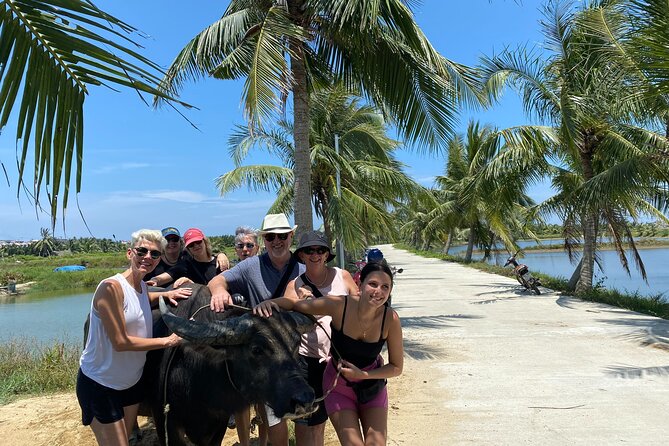 HOI AN Biking Vegetable Village, Basket Boat, Coconut Forest - Cam Thanh coconut/palm forest: basket boats, river crabs, and the slow way of moving
