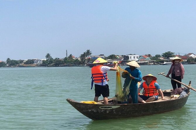 Hoi An Buffaloes Riding/Coracle Boat Tour/Coffee Class with Lunch - Bay Mau Coconut Forest Basket Boat: Net Skills Meet Quiet Water