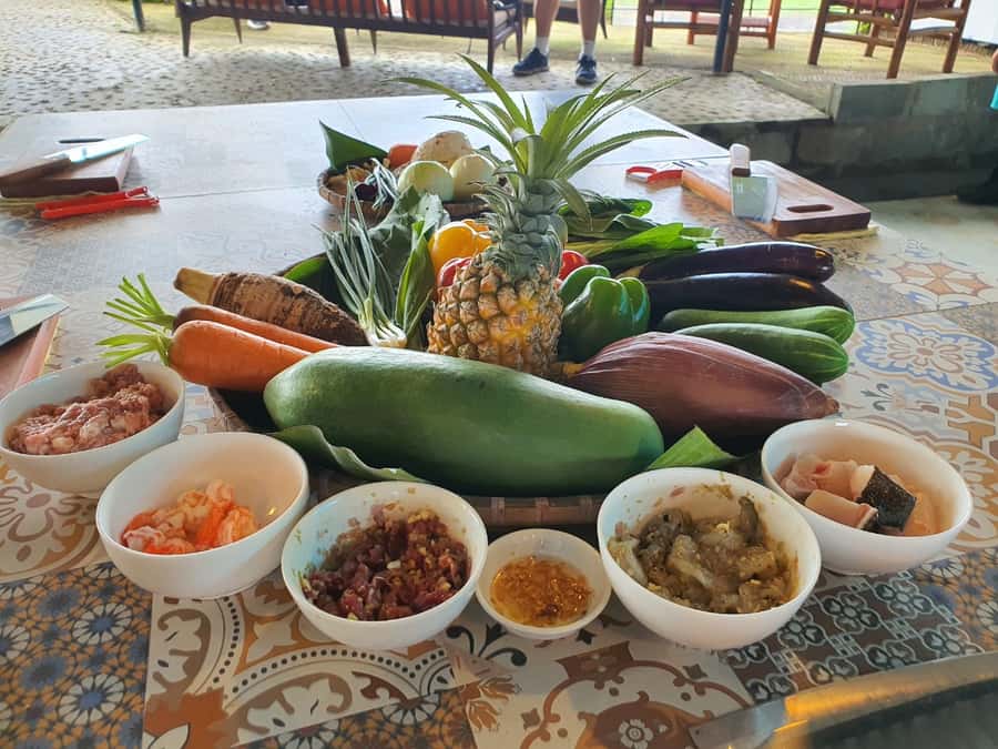 Hoi An Cooking Class With Market and Bamboo Basket Boat Tour - Bay Mau Coconut Village and the Round Bamboo Basket Boat