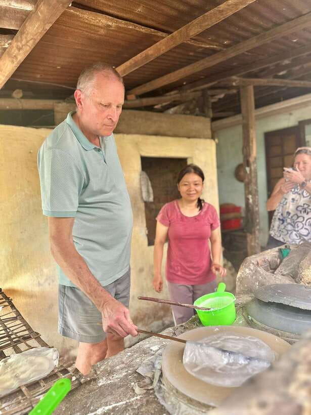 Hoi An Countryside bike tour to Kim Bong village - Boat-building, rice-making, and the “try it yourself” rhythm