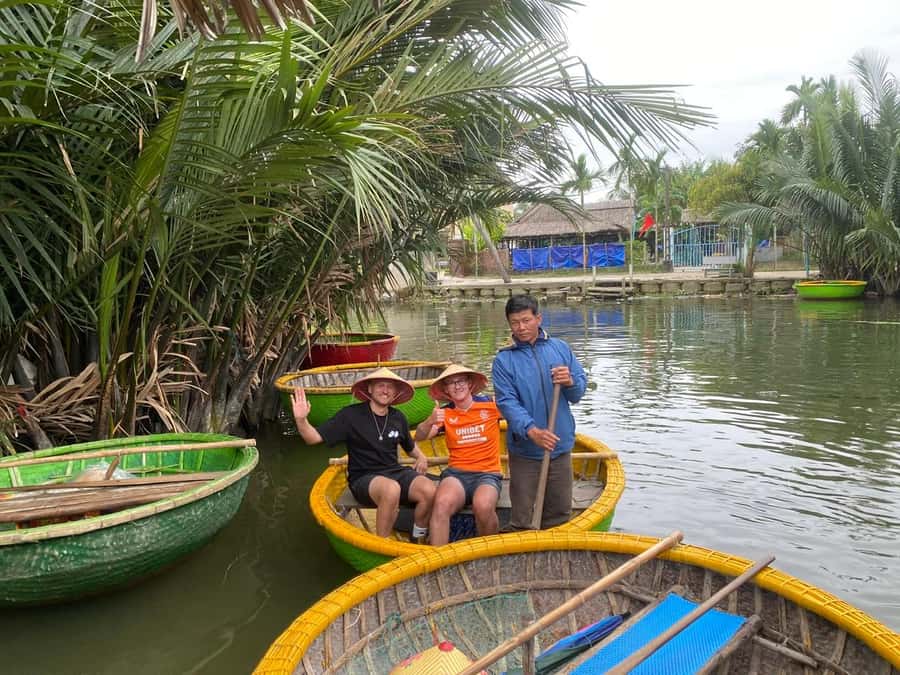 Hoi An Countryside Bike Tour- Tra Que Village & Basket Boat - Cam Thanh Eco-Coconut Village: Basket Boat Riding Through the Coconut Forest
