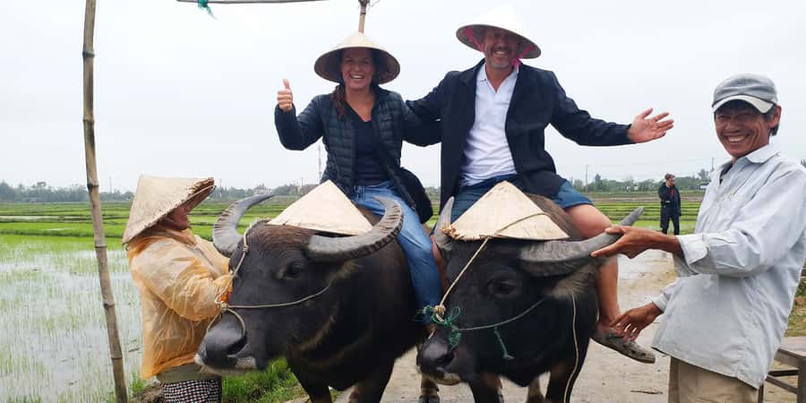 Hoi An: Countryside by Cycling, Buffalo Riding & Do Farming - Rice Fields With Real Hands-On Farming: Ploughing and Planting Baby Rice