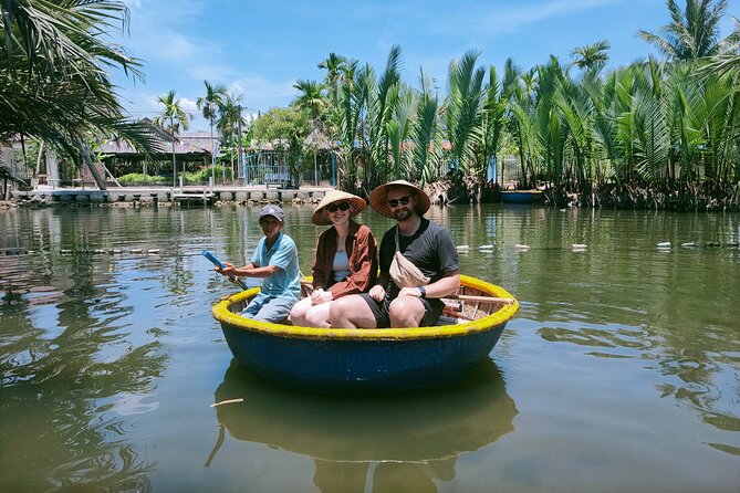 Hoi An Countryside Discovery Tour By Motorbike - Local food - Cam Thanh basket boat + purple crab fishing: hands-on water time