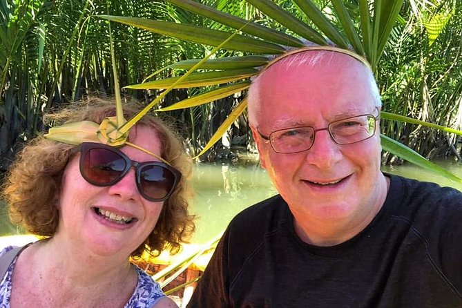 Hoi An Countryside Tour with Bamboo Basket Boat Rowing , Buffalo Ride, Farming - Stop 1: Bay Mau Coconut Forest and the Bamboo Basket Boat Fishing Lesson
