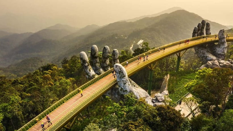 Hoi An/Da Nang: Ba Na Hills & Golden Bridge Tour with Dinner - From Hoi An or Da Nang to Ba Na Hills: cable car first