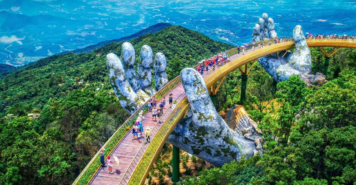 Hoi An/Da Nang : Golden Bridge , Marble Mt & Lady Buddha - How the 9-Hour Route Works From Hoi An