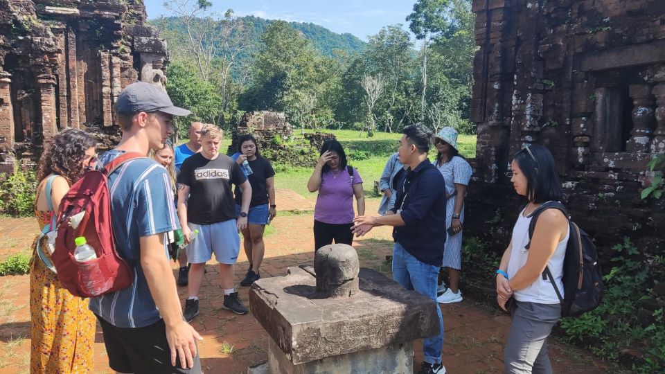 Hoi An/Da Nang: My Son Afternoon tour: Banh my and Cruise - My Son Sanctuary: ruined temple grounds with real cultural context