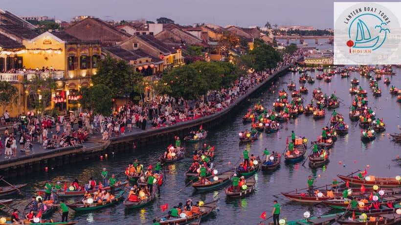 Hoi An : Lantern Boat Trip & Release Lantern - The ride from An Hoi Bridge: what you’ll see in your 20 minutes
