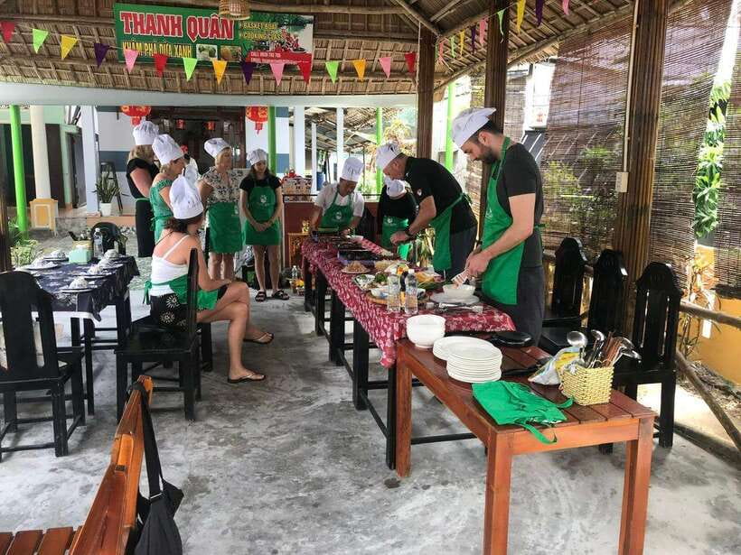 Hoi An :Lantern Making - Cooking Class -Coconut Basket Boat - Cam Thanh Coconut Village: Bamboo Basket Boat and Traditional Fishing Moments