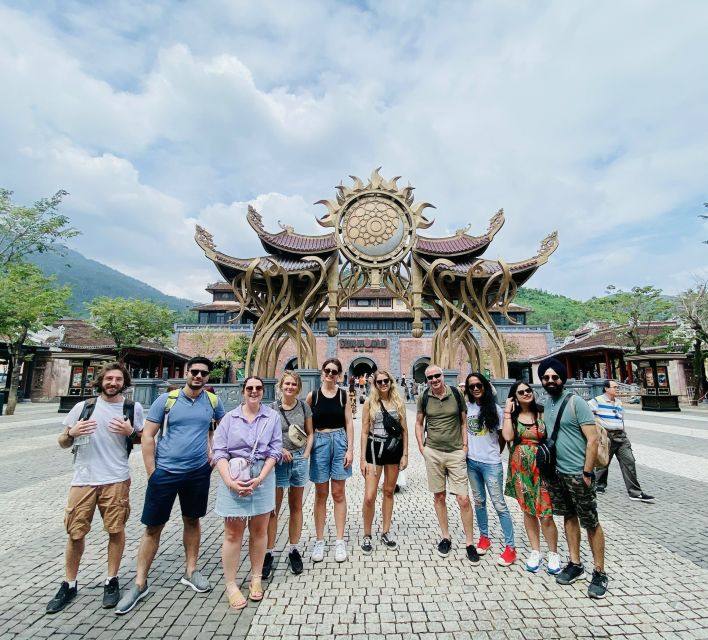 Hoi An: Marble Mountains and Ba Na Hills Private Tour - French Village and temple stops: switching modes without switching days