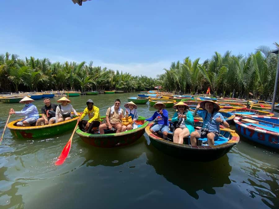 Hoi An: My Son Sanctuary with Basket Boat and Lunch Options - Thu Bon River boat ride back to Hoi An: a calmer ending