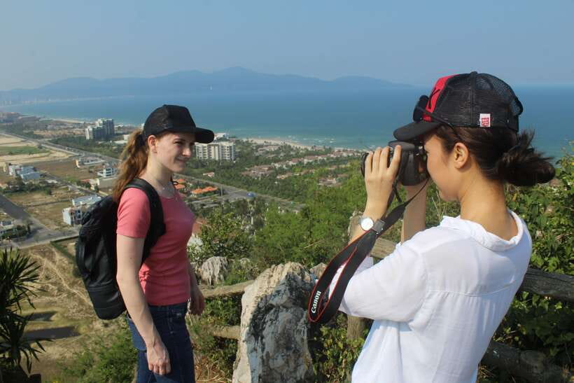 Hoi An: Secrets Of The Marble Mountains & Linh Ung Pagoda - Linh Ung Pagoda on Sơn Trà Peninsula: the Lady Buddha and sea views
