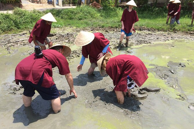 Hoi An Wet Rice Farming Tour Private Round Boat Fishing & Lunch - Pickup, Mobile Ticket, and How Long the Day Really Takes