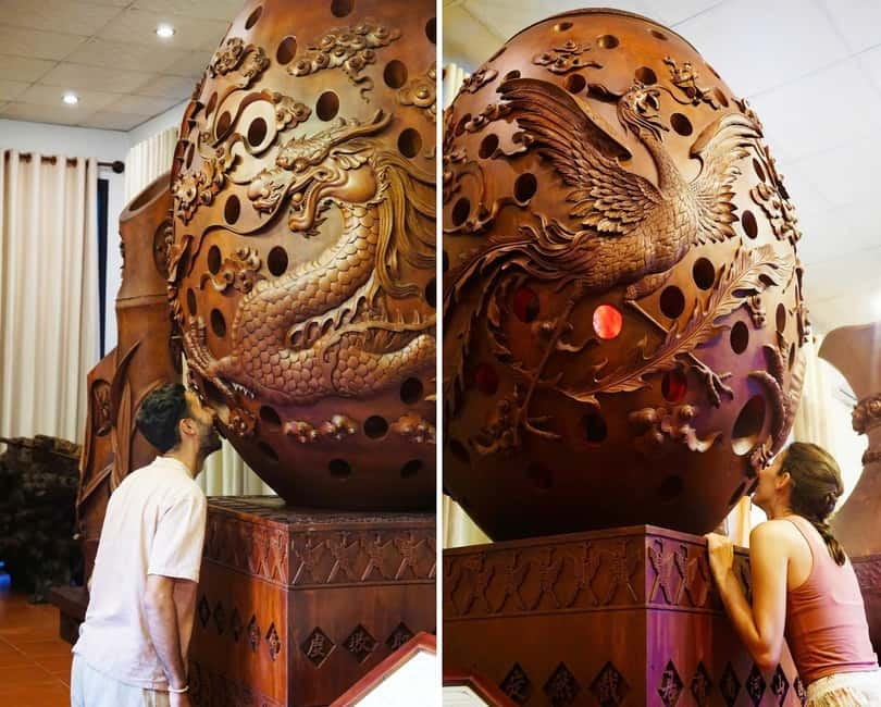 Hoi An: Wood Carving Class with Village Master Artisan - The Outdoor Wood Art Garden Experience