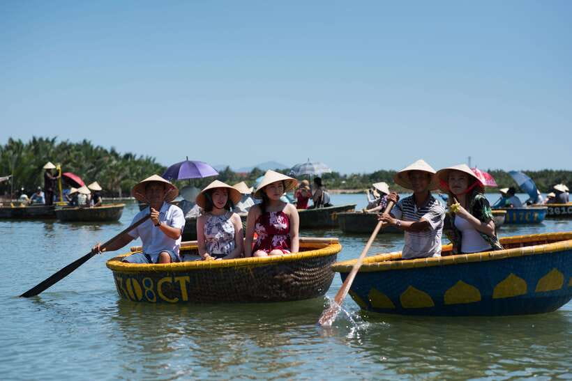 Hoian/Danang: Eco Cooking Class, Cruise Trip, Basket Boat - Basket Boats, Fish-Catching, and Boat-Race Fun in the Channels
