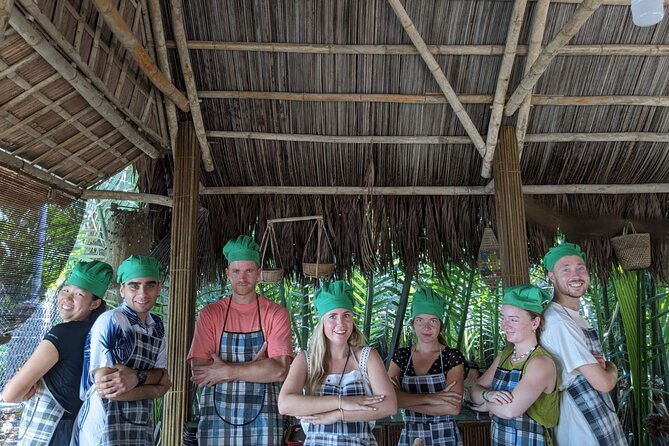HoiAn:Making Lantern & Cooking Class-BasketBoat Ride,Crab fishing - Nipa forest area and the basket boat through coconut palms