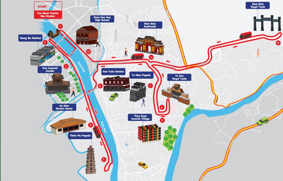 Hue: City Sightseeing Hop-On Hop-Off Bus Tour - Key Highlights You’ll Actually Use