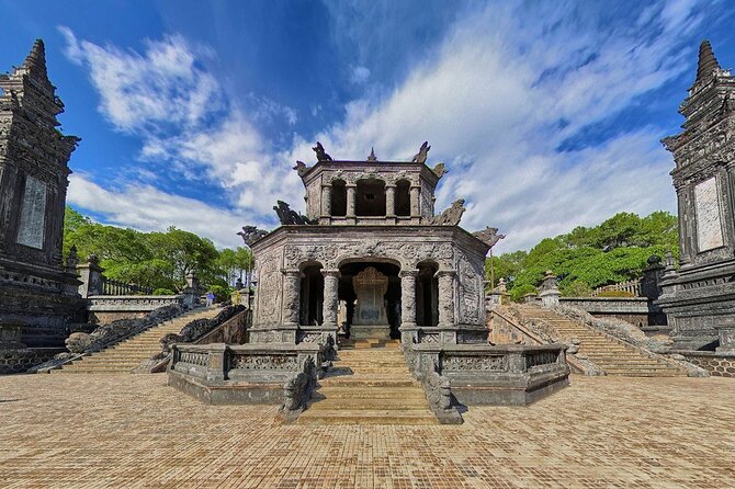 Hue Day Tour, Imperial Citadel, Khai Dinh Tomb & Thien Mu Pagoda - Khai Dinh Tomb: Western modernism meets Nguyen-era power