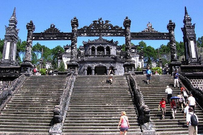 Hue Half Day Tour With Optional Dragon Boat on Perfume River - Khai Dinh tomb: where multiple traditions show up in one structure