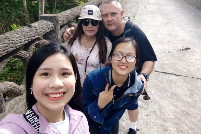 Hue Private Tour with Local Student by Motorbike - Vong Canh Hill: pine trees, daisies, and old watching-tower leftovers