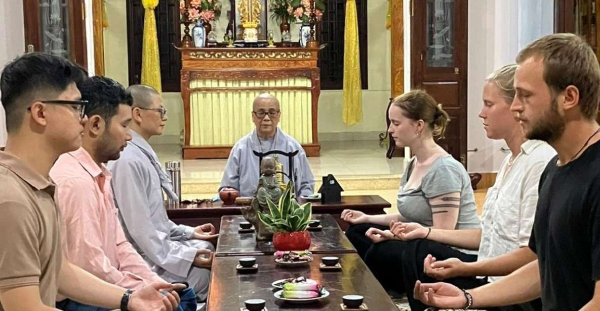Hue Retreat: Tea and Meditation with Vegetarian Meal - Hue Pagoda: where the evening’s tone is set