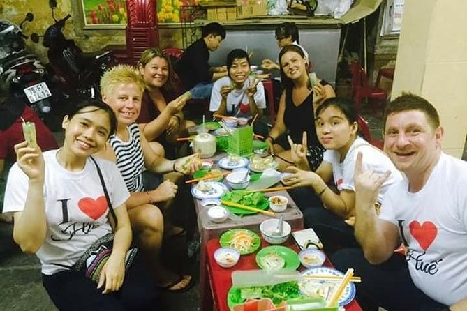 Hue Street Food Tour At Night By Scooter - Stop 3: Vietnamese BBQ and a local beer pause that feels like dinner