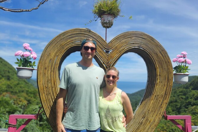Hue to Hoi An by Car Sightseeing Hai Van Pass, Monkey Mountain - Marble Mountains: caves, pagodas, and viewpoints (bring comfy shoes)
