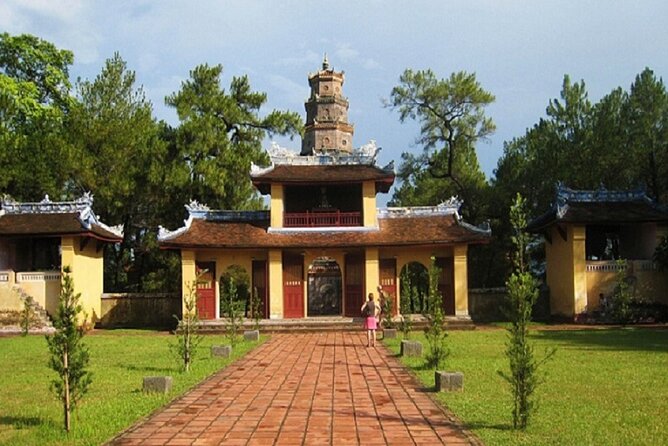 Hue Tombs Tour by Bike & Dragon Boat Cruise on Perfume River - When the imperial day ends: Hue Imperial City drop-off