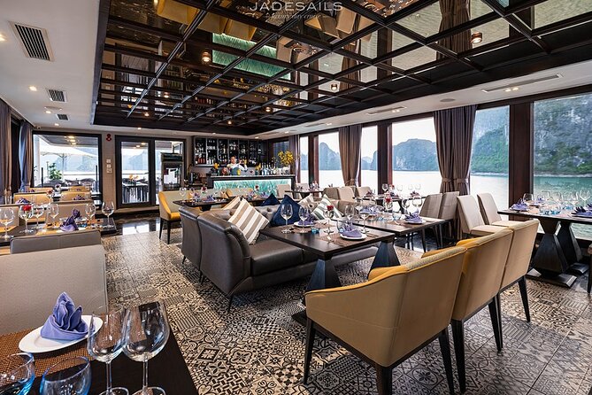 Jade Sails - Top Vip Day Cruise to Halong Bay by Expressway from Hanoi - Light and Dark Cave Time by Kayak or Bamboo Boat