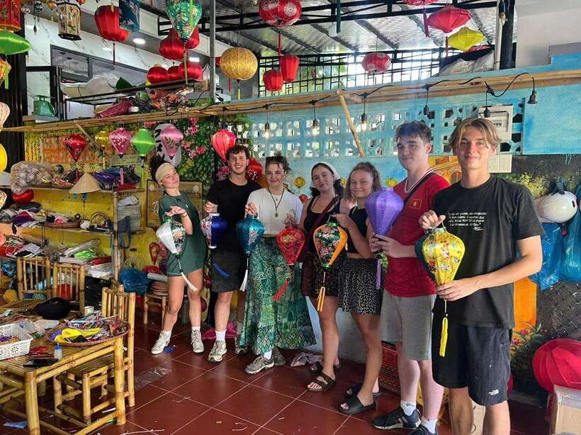 Lantern Making Class with Hotel pick-up -Thanh Truc Lantern - Group Size and Attention: When You Get More Personal Guidance