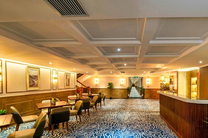 Luxury 5-Star Ha Long Bay Day Cruise with Buffet Lunch from Hanoi - Lunch on the Luna Halong Cruise: nearly 100 dishes, Asian and European