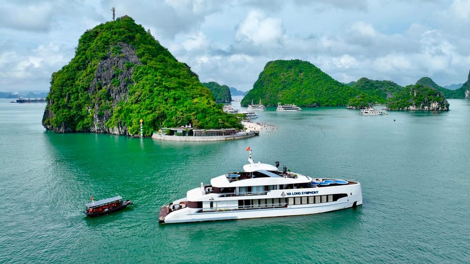 Luxury Ha Long Symphony Day Cruise With Lunch, Cave & Island - Meeting at Halong International Cruise Port: show up early and you’ll glide through