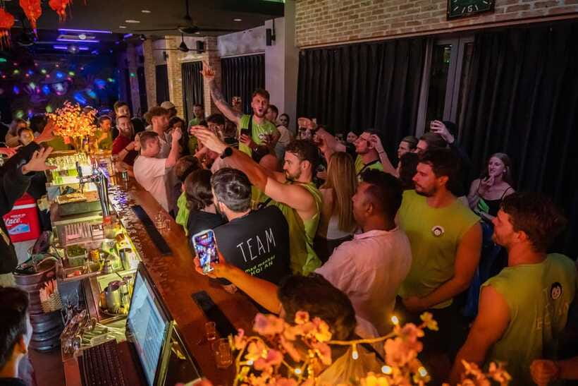 Mad Monkey Hoi An Pub Crawl-Free shot on arrival at each bar - Stop Three: Why Not Bar and the Final Shot