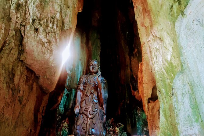Marble Mountain-Monkey Mountain( Lady Buddha)- Private Tour - Tang Chon, Huyen Khong, and Van Thong caves: climbing that feels purposeful