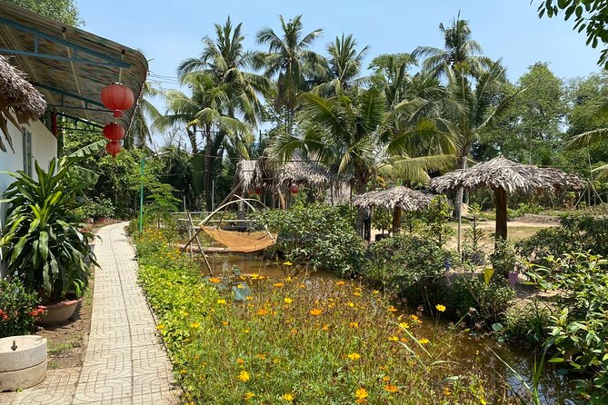 Mekong Delta Nature Cano-Kayak-Cycling & Fishing Private Day Trip - Xom Trau Pagoda and the underground tunnel relic