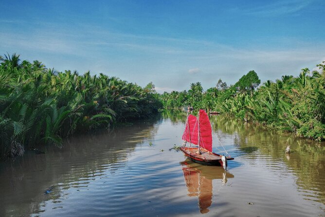 Mekong Zigzag Full Day tour: Scooter, Sailboat, Food (HCM-BenTre) - Cruising the Mekong and Its Tributaries: River Time That Feels Quiet