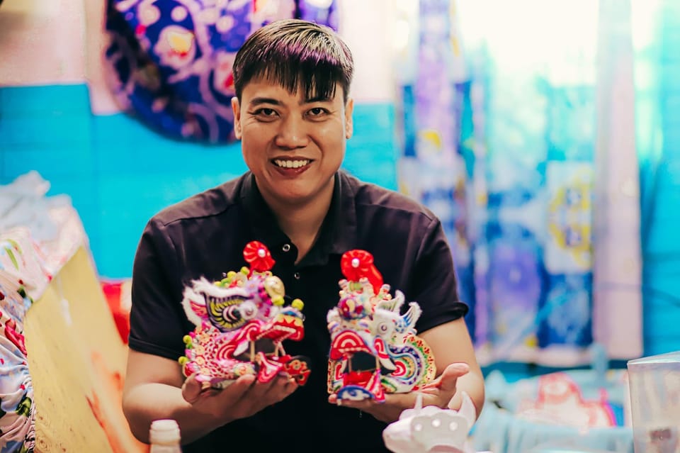 Mini Lion head decoration workshop - The Hands-On Part: Artisan Help Makes It Beginner-Friendly