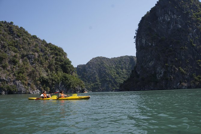 Most favorite full day boat tour with kayaking in Lan Ha bay, Ha Long bay - Lunch on the water: fueled for beach time