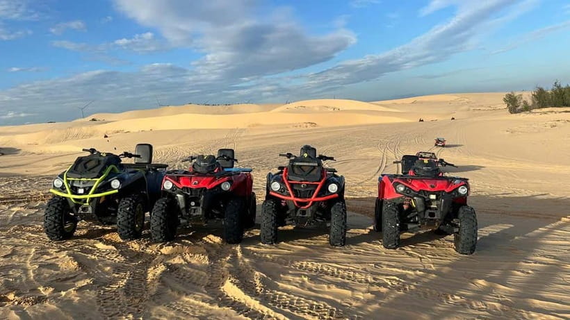Mui Ne: Group Tour & Sunrise/Sunset Quad Bike Adventure - White Sand Dunes: the ATV decision that changes everything