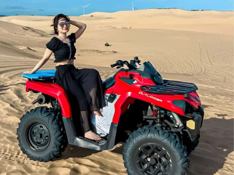 Mui Ne: Sand Dunes Jeep Tour (ATV WITH DRIVER) and Guide - White Sand Dunes Quad Biking: The ATV Part (With Real Expectations)