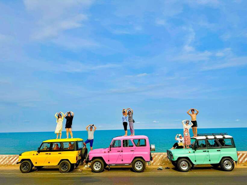 Mui Ne: Shared Jeep Tour Sunrise or Sunset to Sand Dunes - Fairy Stream, fishing village, and Hon Rom beach: the local stops that keep it interesting