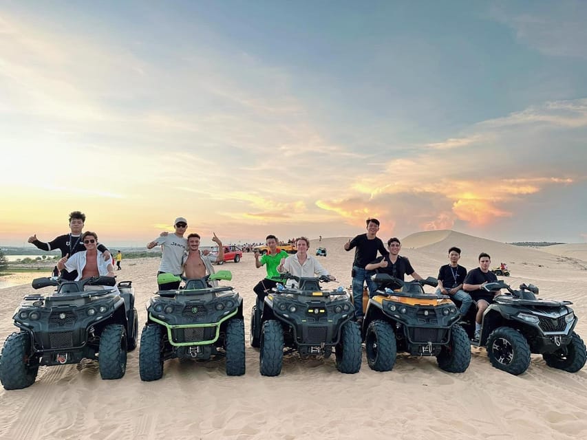 Mui Ne special: Quad Bike ATV drive by yourself+ Jeep &Guide - Fishing Village: Watching the Morning Work Up Close