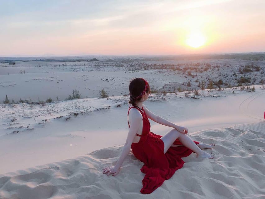Mui Ne special: Quad Bike ATV drive by yourself+ Jeep &Guide - Red Sand Dunes at Sunset: The Hill Climb That Makes It Worth It