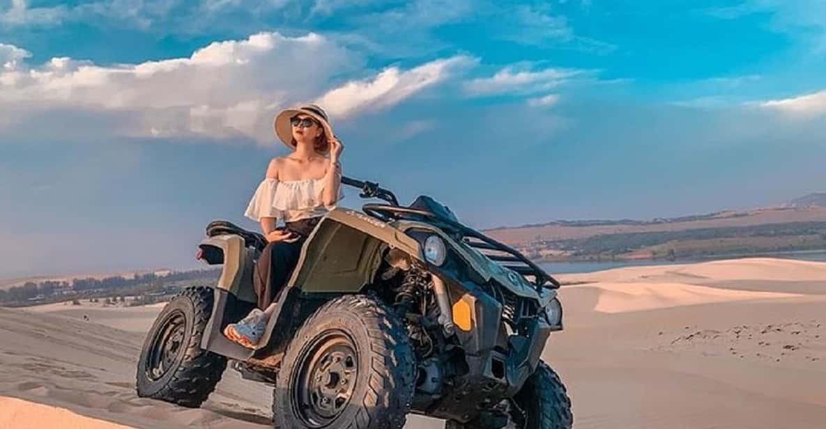 Mui Ne: Unforgettable Sand Dunes Private Jeep Tour with ATV - White Sand Dunes ATV: the fun part, with clear limits