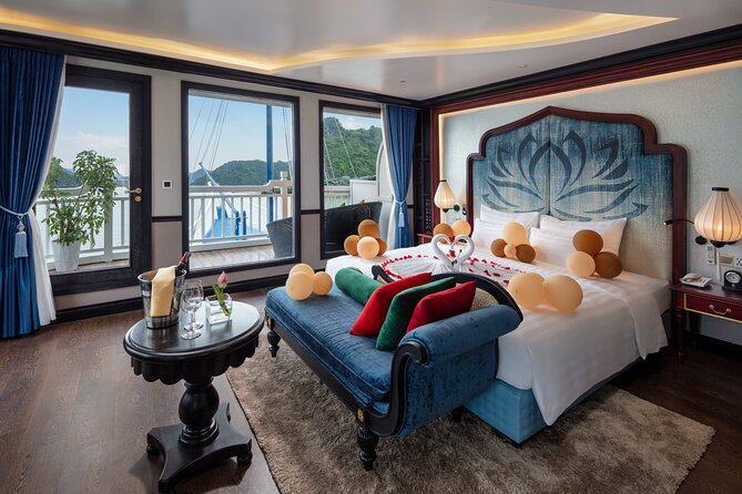 Multi-Day Guided Cruise in Halong & Lan Ha Bay from Hanoi - Day 1 on the water: lunch cruise in Halong, then Lan Ha from your balcony