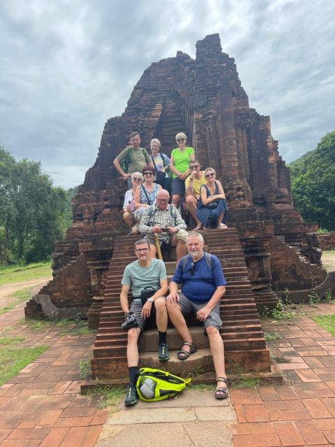 My Son Sanctuary Tour with Cham Dance & Thu Bon Boat Ride - Thu Bon wooden boat ride: real river life near Hoi An